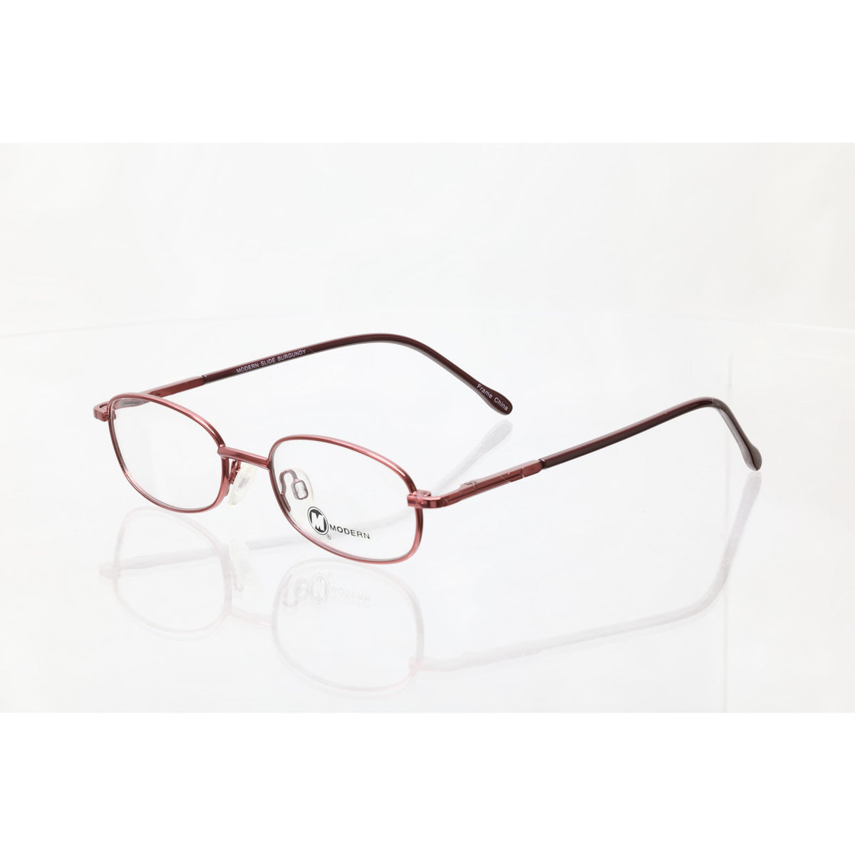 Modern Slide Burgundy 48-20-135mm Eyeglass FRAMES ONLY - NEW/WITHOUT TAGS