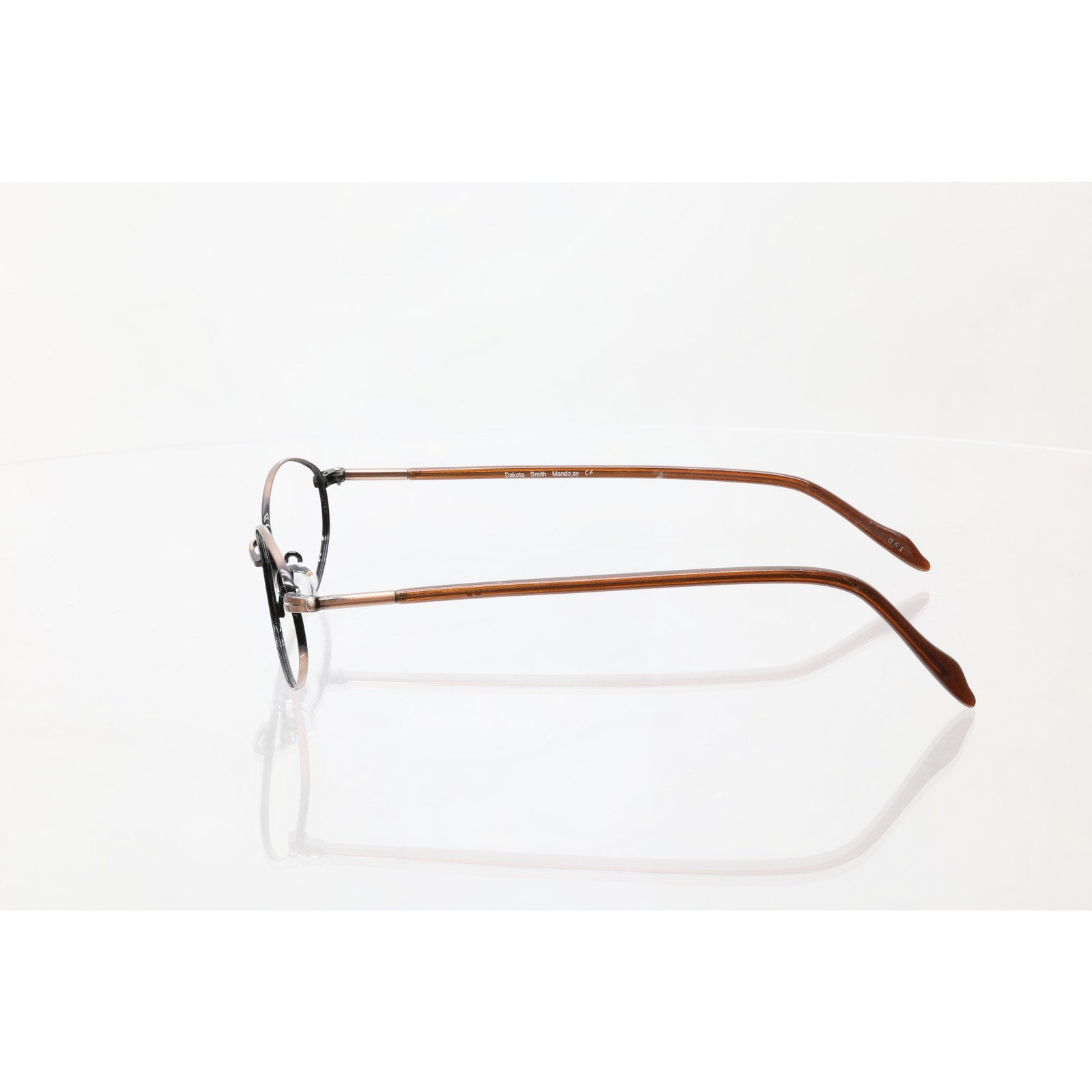 Dakota Smith Mandalay Rawhide Eyeglass FRAMES ONLY - GOOD CONDITION