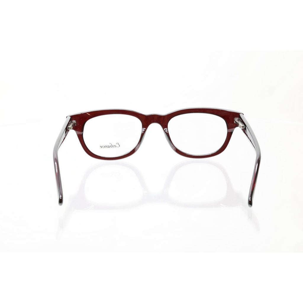 Enhance 3855 SBR dark red eyeglass frames, photo 5 of 6
