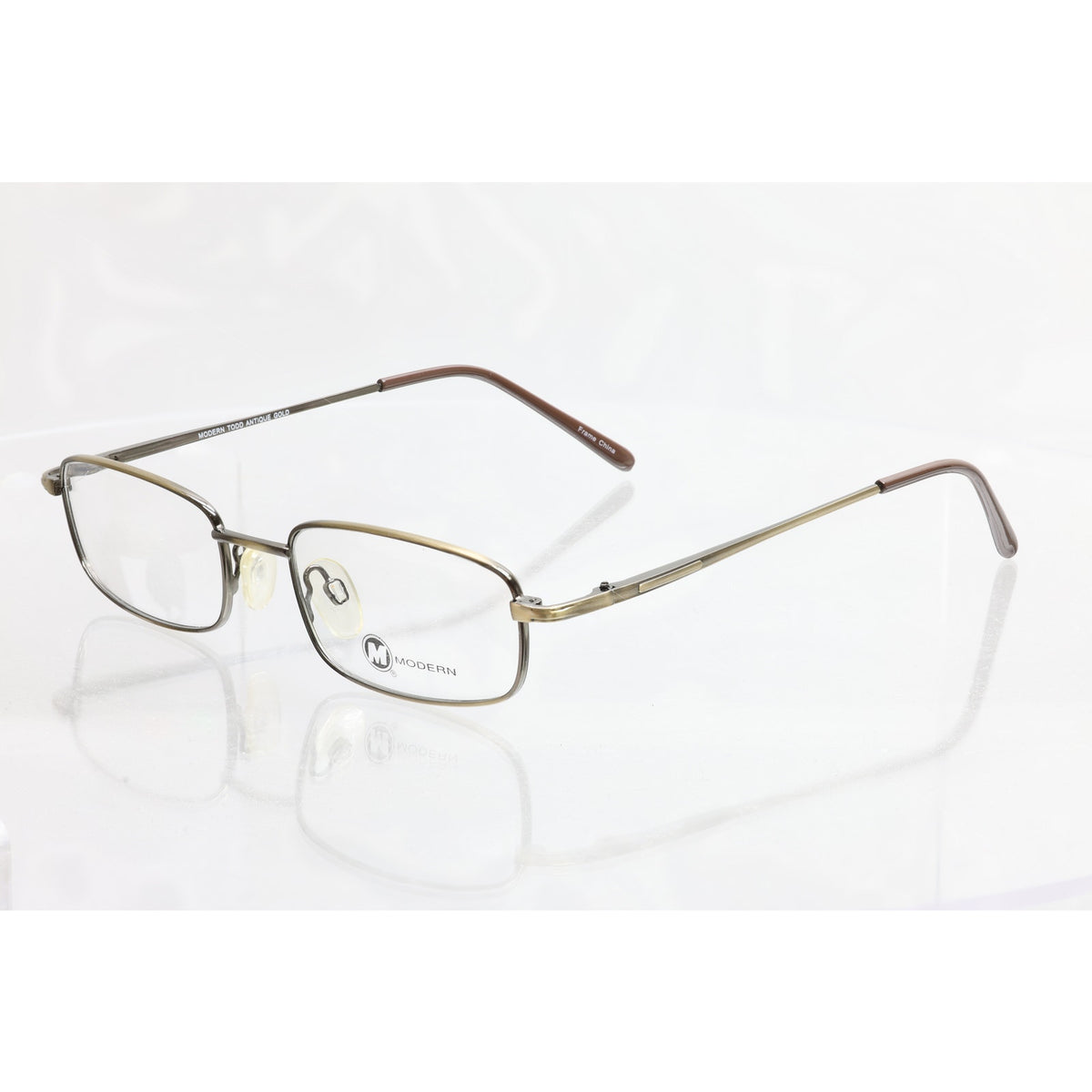 Modern Todd Antique Gold 50-18-145mm Eyeglass FRAMES ONLY - NEW/WITHOUT TAGS