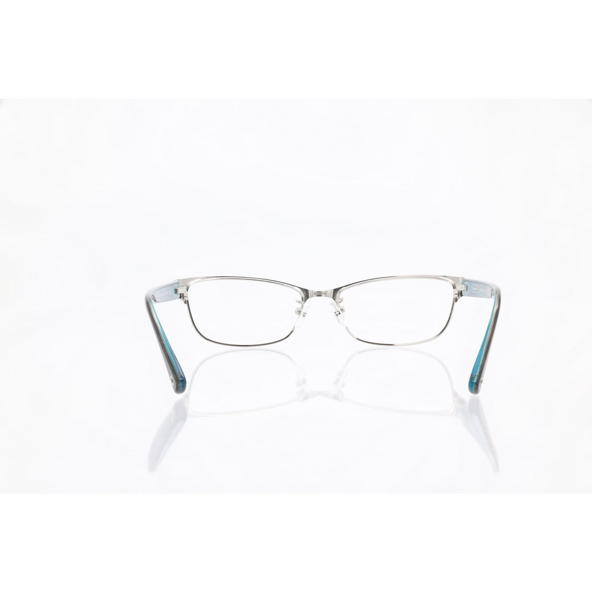 Coach HC5033 (Alyson) 9127 satin silver eyeglass frames, photo 5 of 6