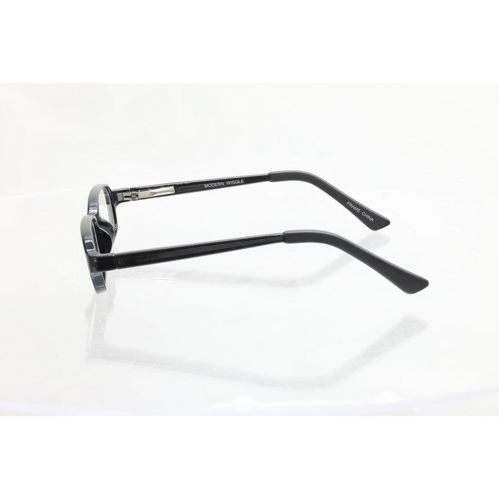 Modern Wiggle Black 42-18-125mm Eyeglass FRAMES ONLY - NEW/WITHOUT TAGS