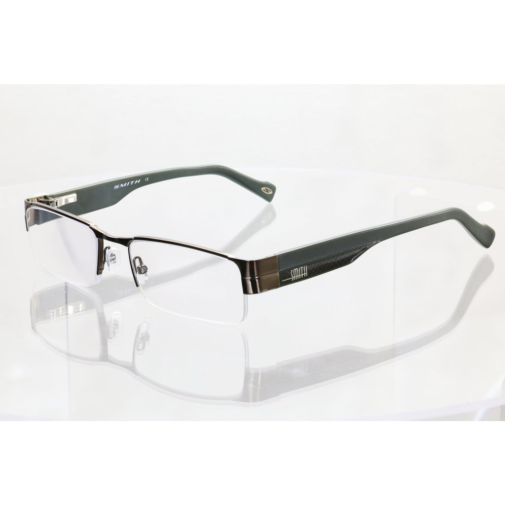 Smith Decibel matte dark olive eyeglass frames