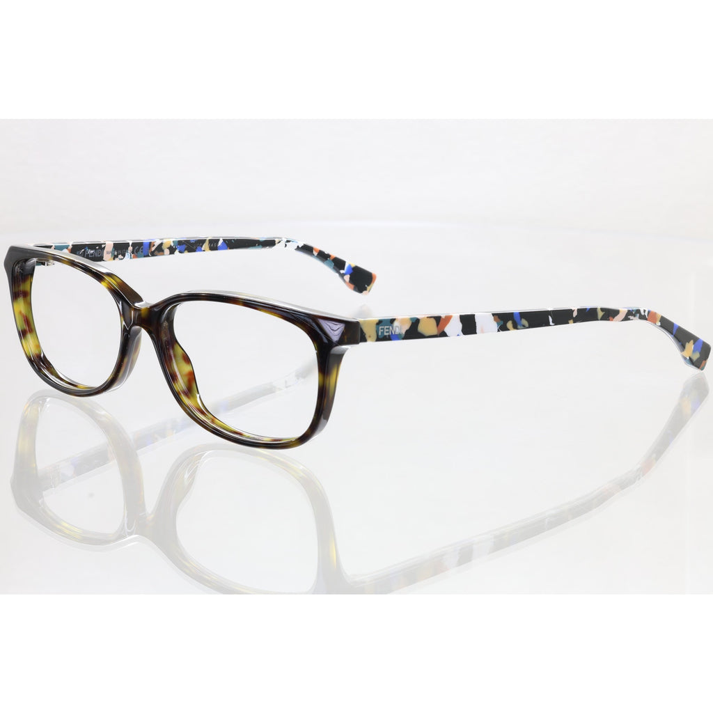 Fendi FF0173 TTO brown/white/blue eyeglass frames