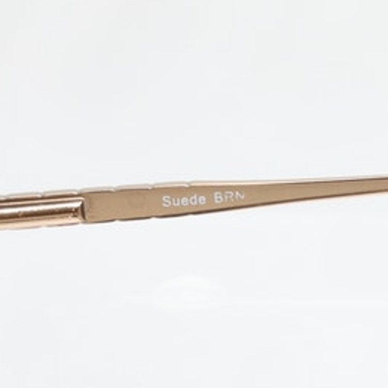 Visage Suede BRN Eyeglass FRAMES ONLY - GOOD CONDITION