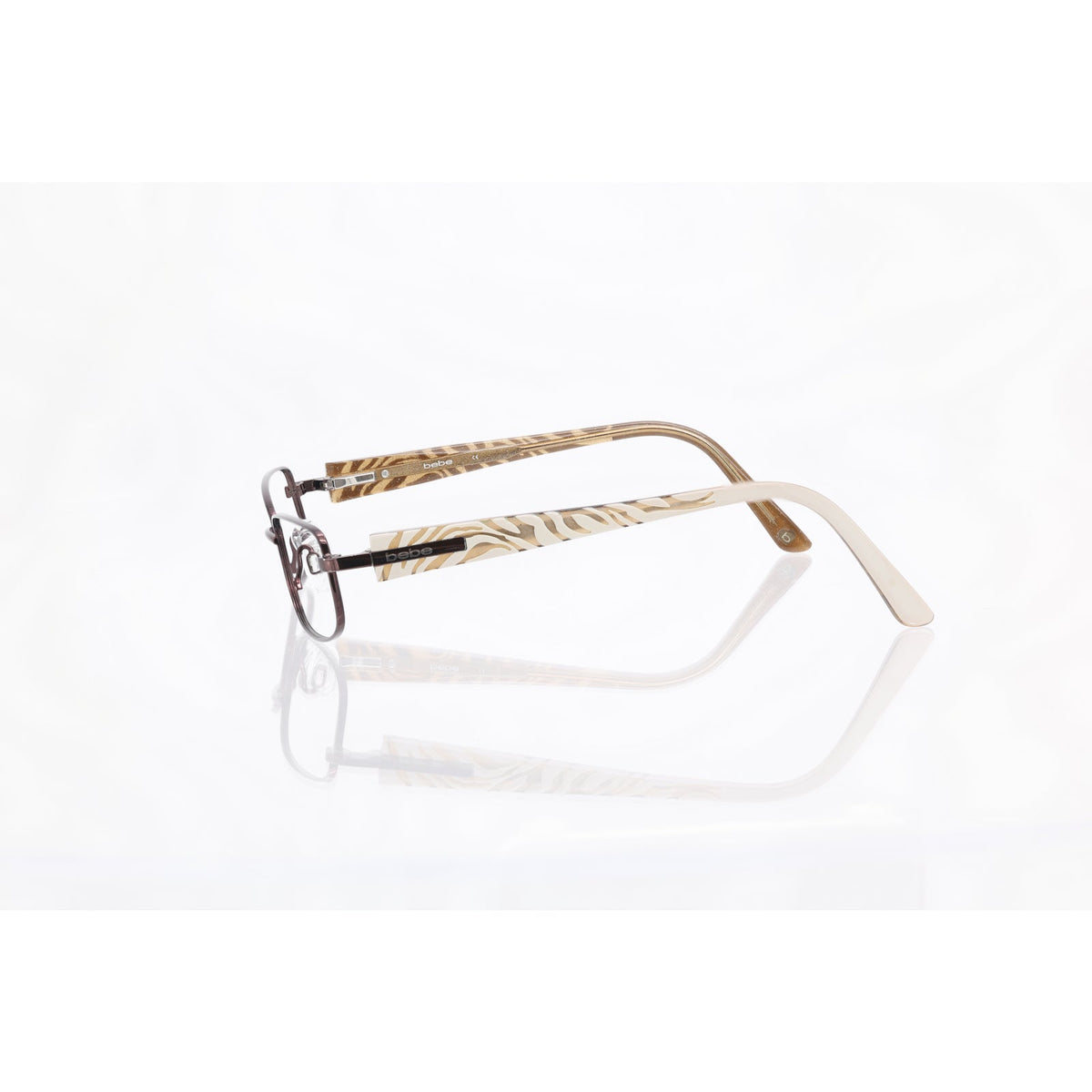 Bebe Glitters BB5056 (210) topaz eyeglass frames, photo 4 of 9