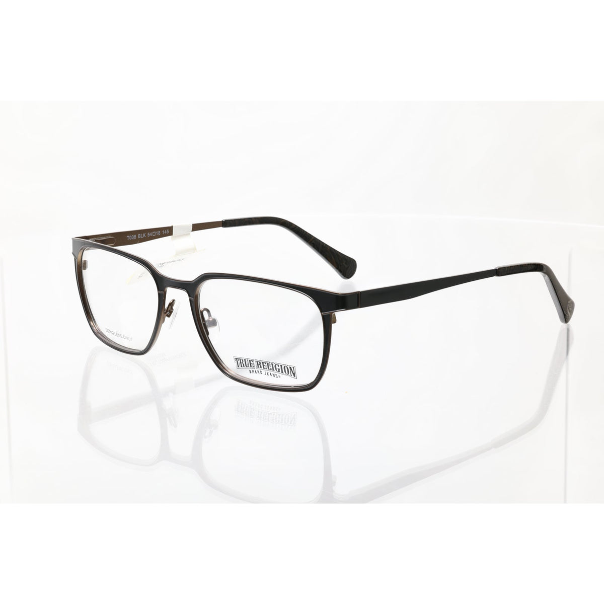 True Religion T006 black eyeglass frames