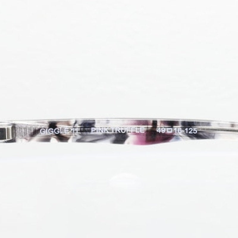 Lisa Loeb By Classique Giggle 11 dark blue/pink eyeglass frames, photo 7 of 8