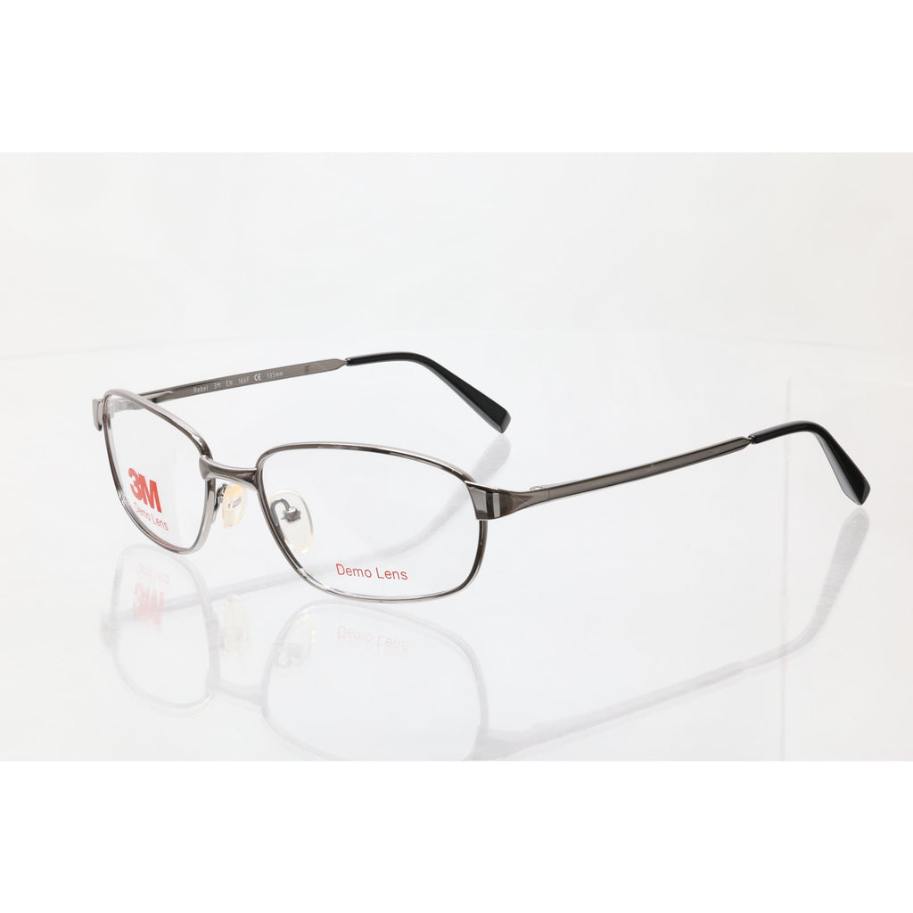 3M Rebel gunmetal metal eyeglass frames