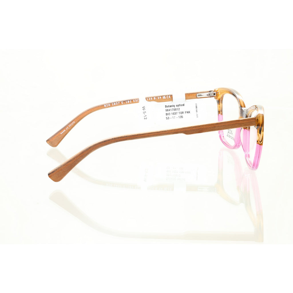 Botaniq Bio 1037 C.102 brown/pink eyeglass frames, photo 6 of 8