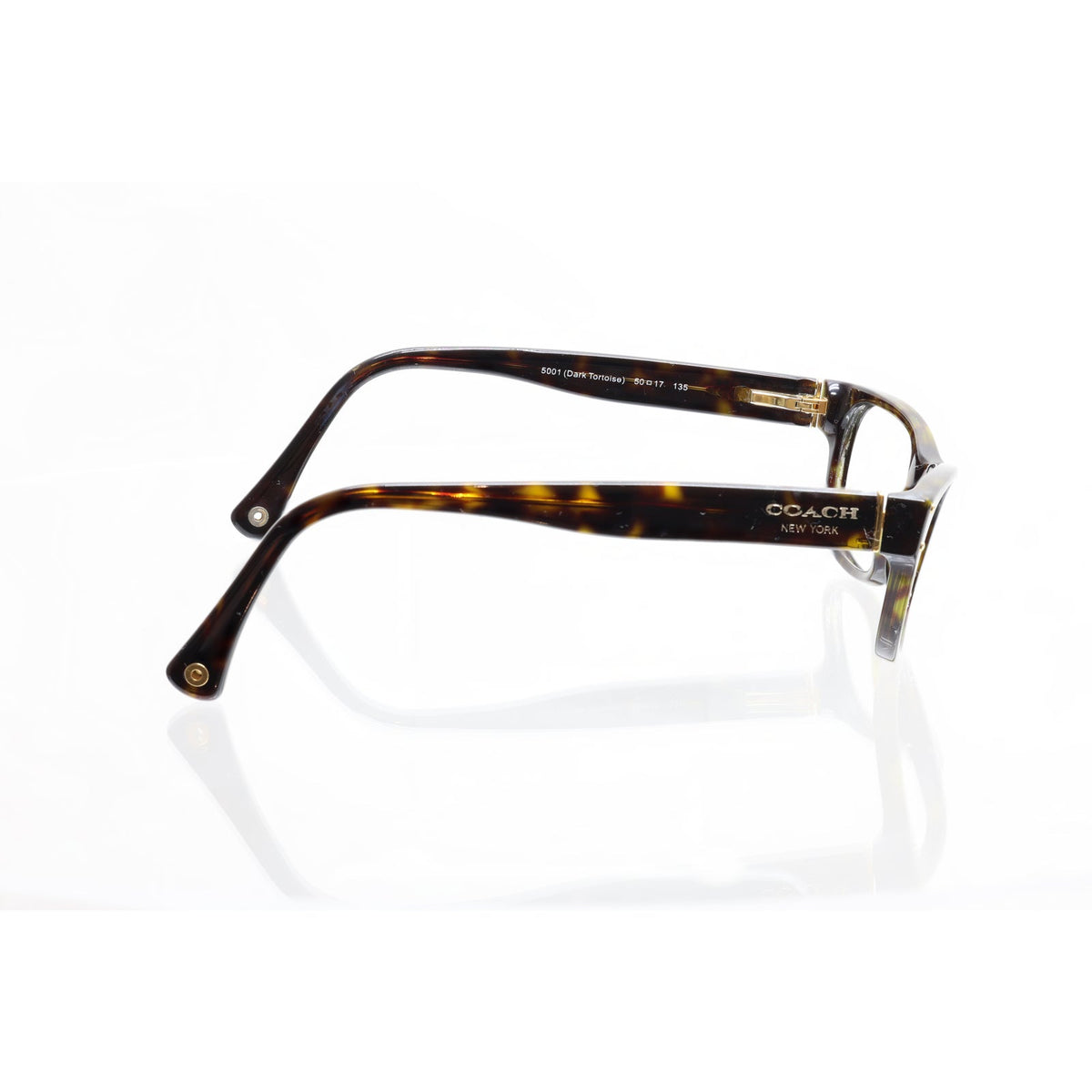 Coach HC 6034 (Topaz) 5001 dark tortoise eyeglass frames, photo 6 of 6