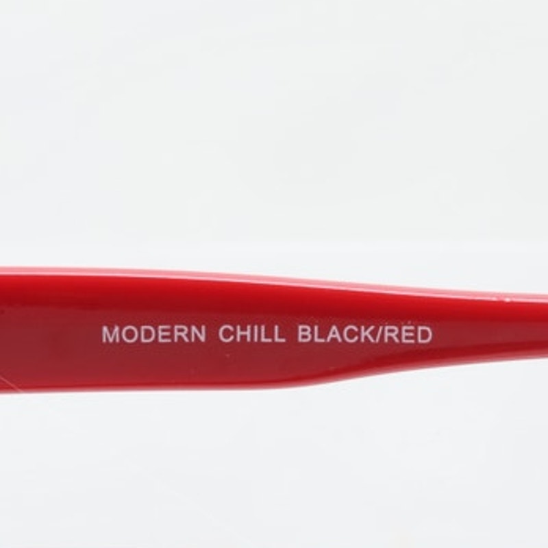 Modern Chill Black/Red 51-17-140mm Eyeglass FRAMES ONLY - NEW/WITHOUT TAGS