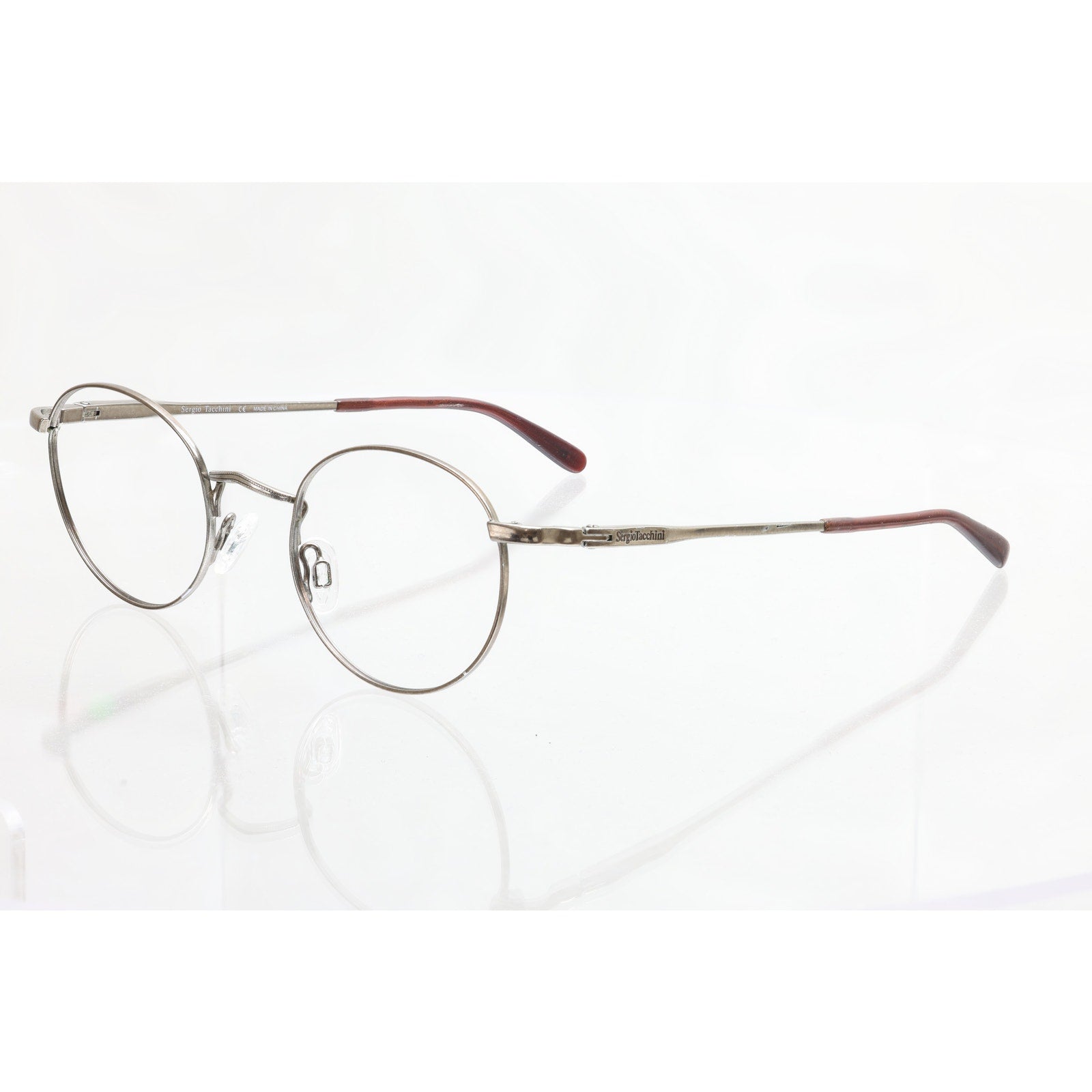 Sergio Tacchini ST1005 49-21-140mm Satin Taupe Eyeglass FRAMES ONLY - GOOD