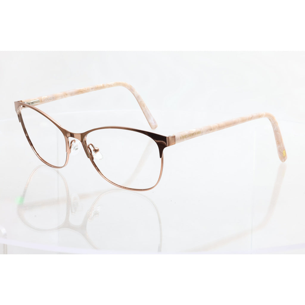 Jones New York J491 58-17-140mm ROSE/GOLD Eyeglass FRAMES ONLY - VERY GOOD