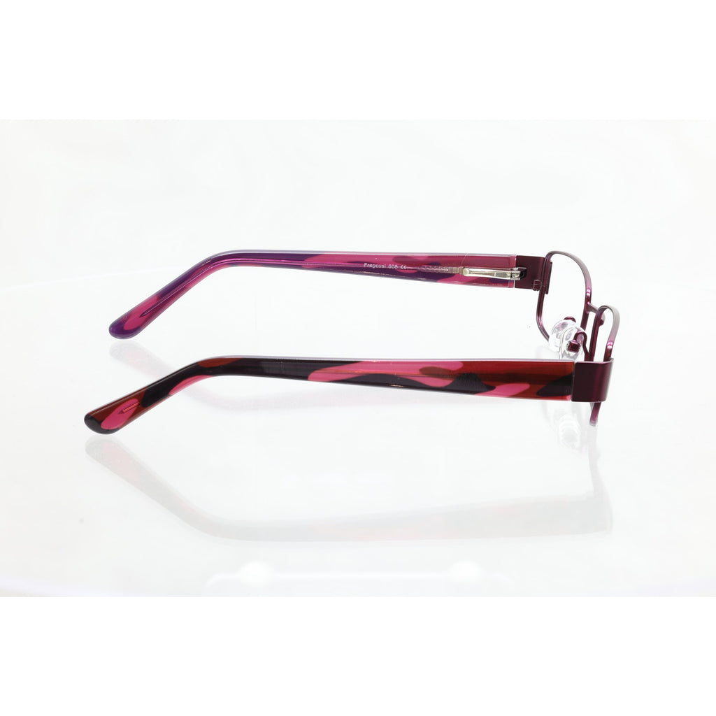 Fregossi 608 52-17-135mm WINE Eyeglass FRAMES ONLY - GOOD CONDITION