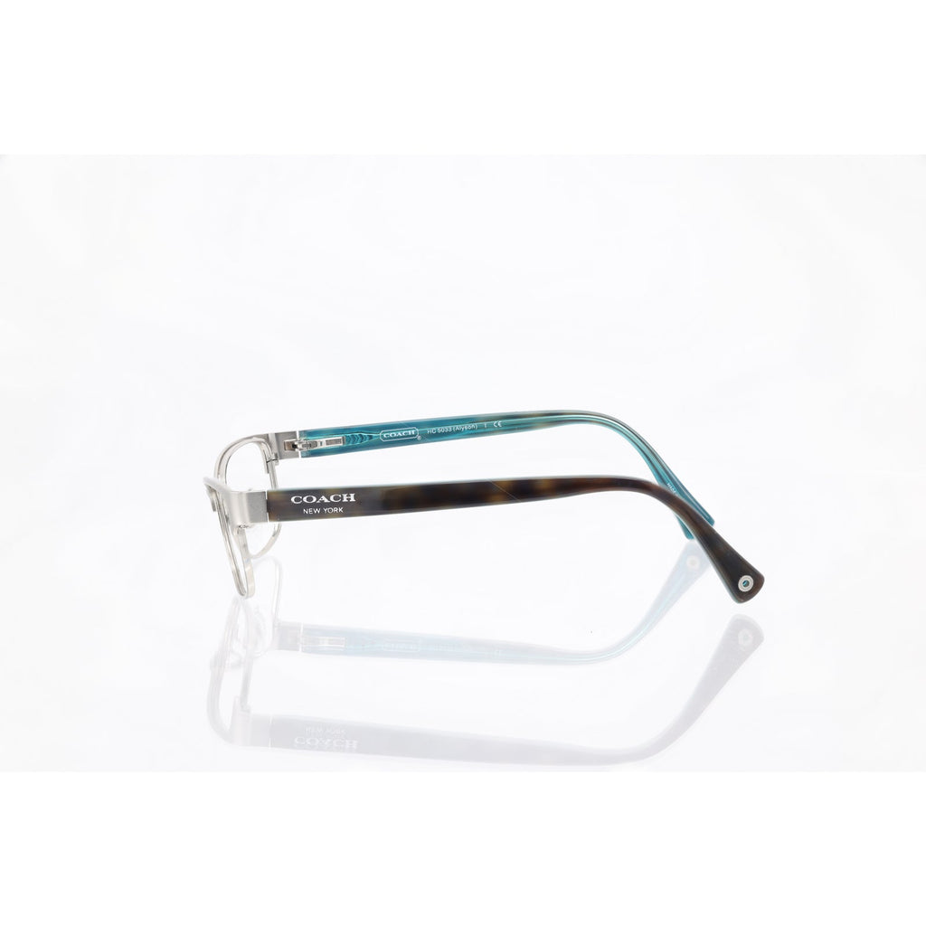Coach HC5033 (Alyson) 9127 satin silver eyeglass frames, photo 4 of 6