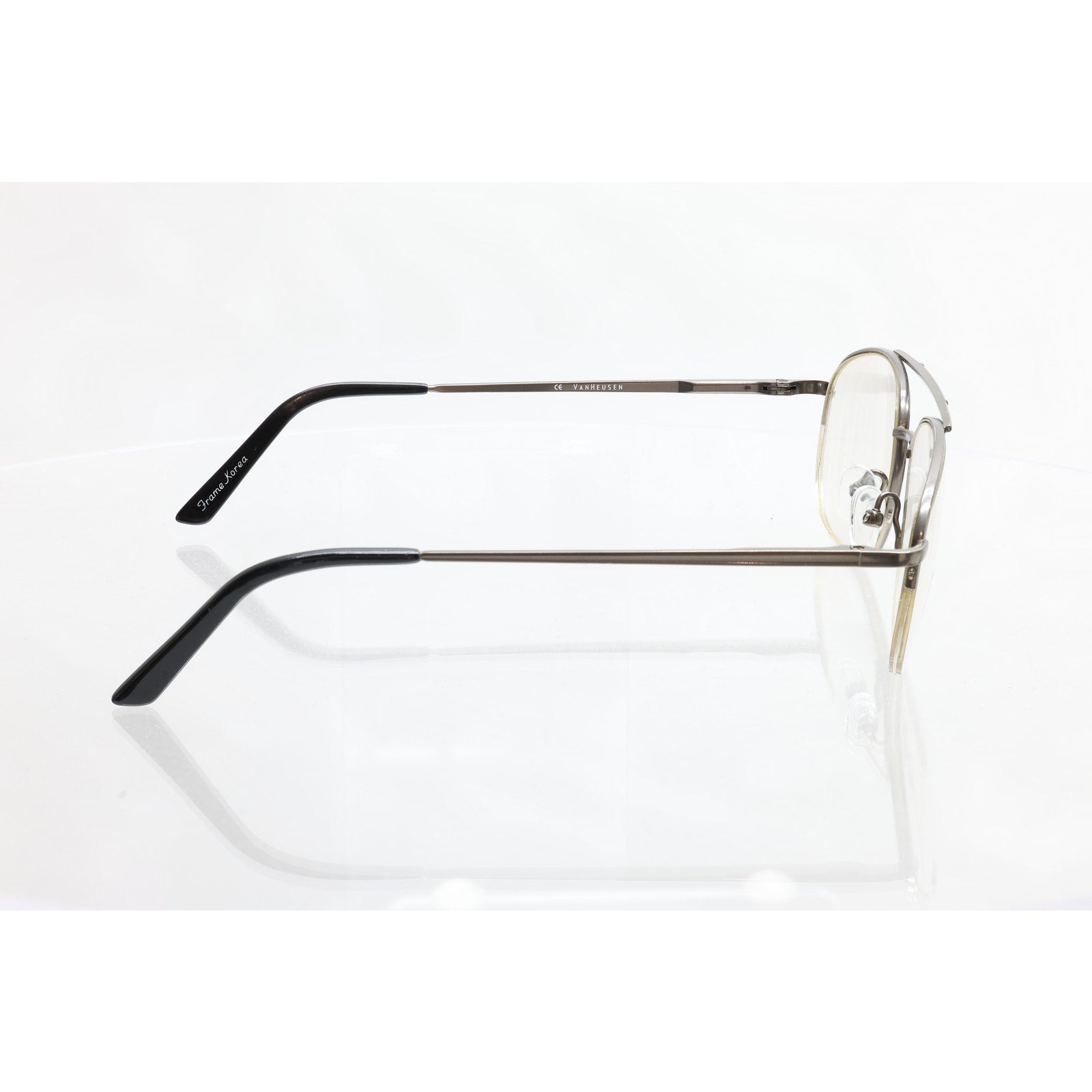 Van Heusen Artie 58-19-140mm Gunmetal Eyeglass FRAMES ONLY - GOOD CONDITION