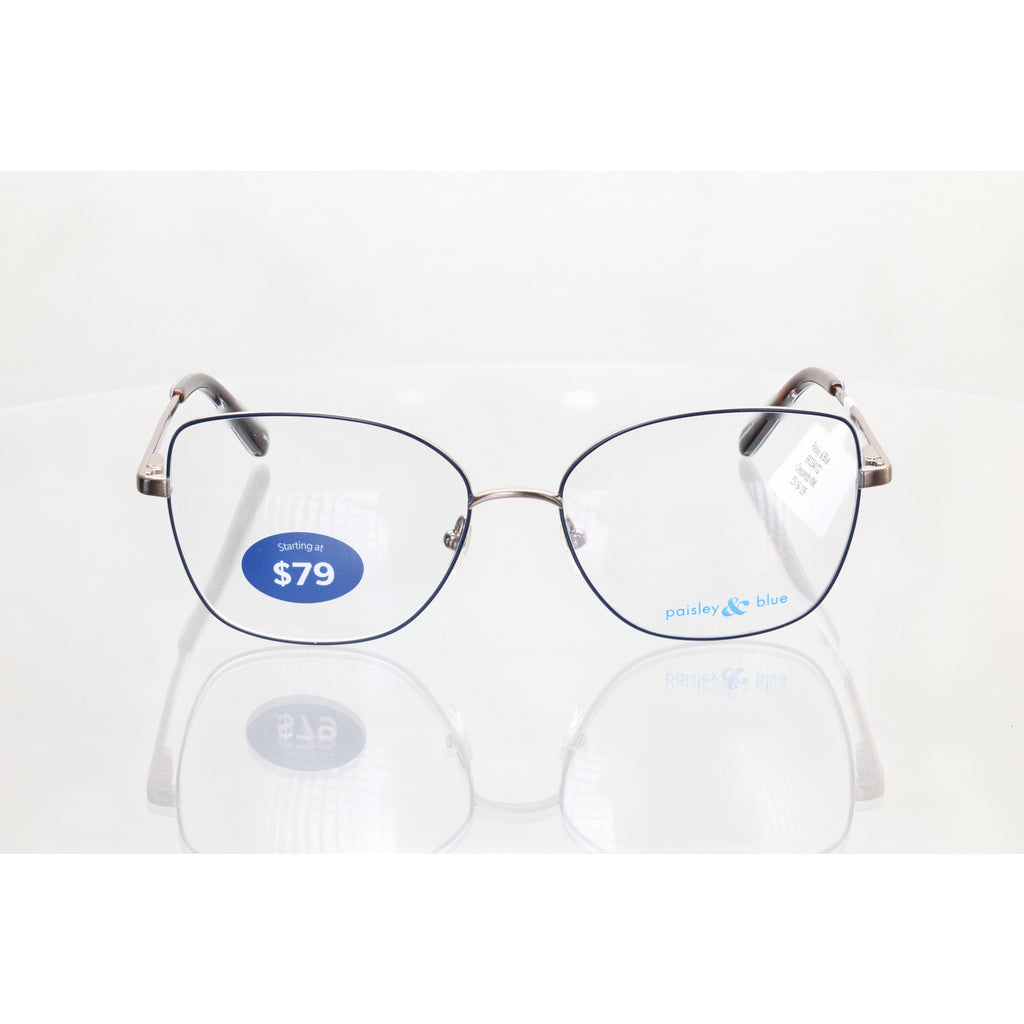 Paisley & Blue Crescendo INK blue/bronze eyeglass frames, photo 3 of 8