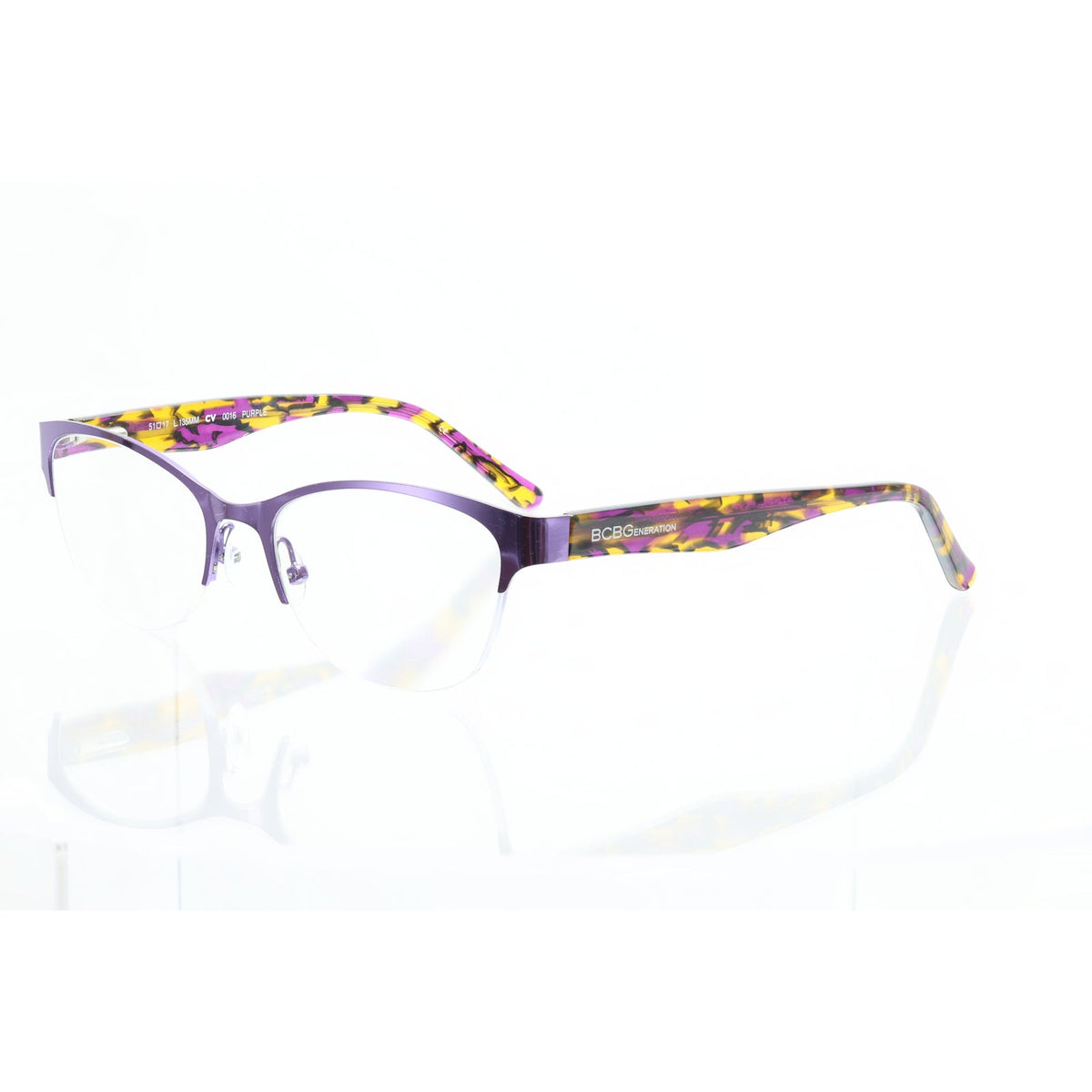 BCBGeneration CV 0016 purple eyeglass frames