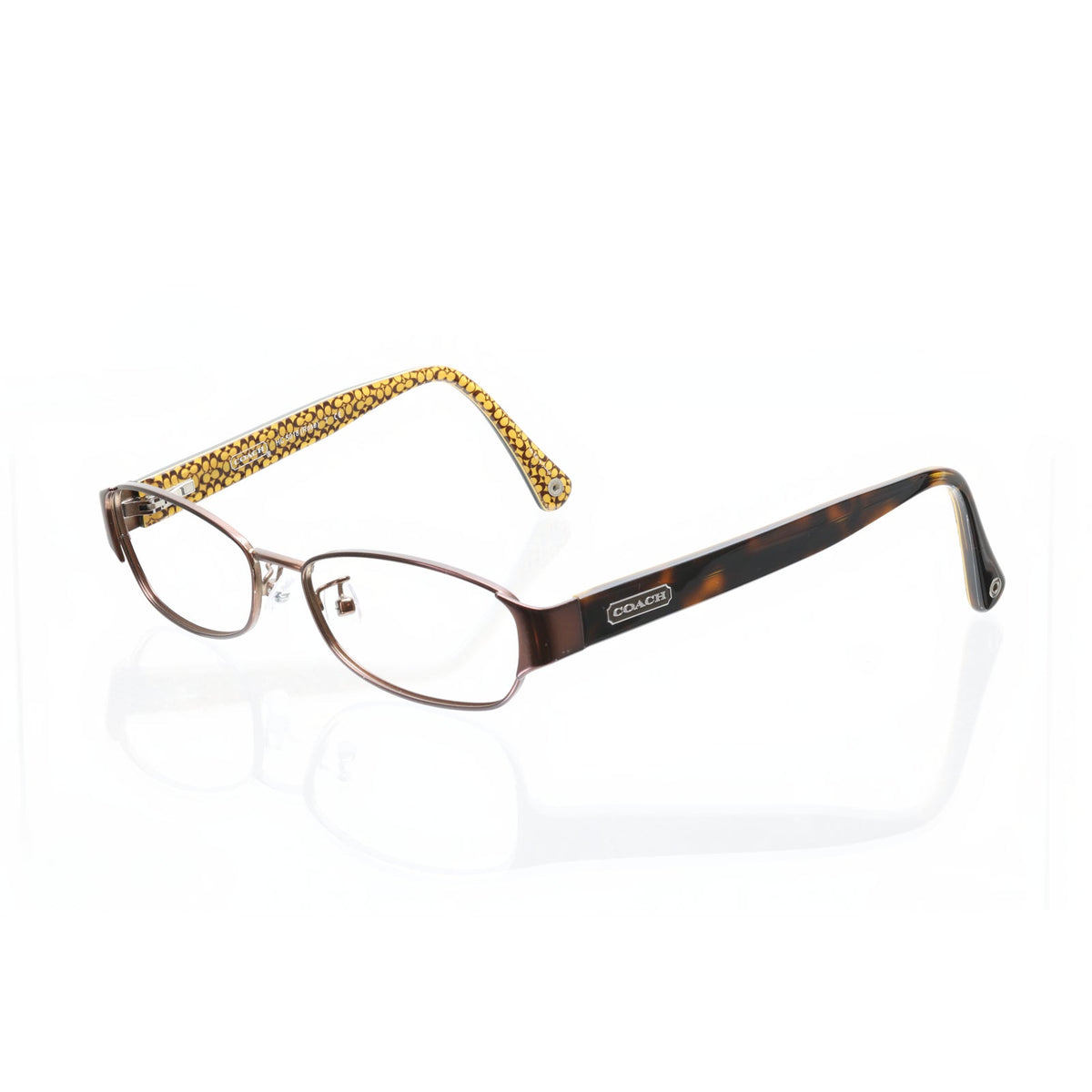 Coach HC5018 (Rose) 9076 satin brown eyeglass frames
