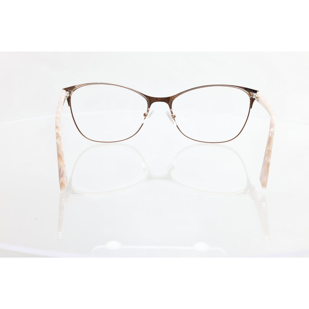 Jones New York J491 58-17-140mm ROSE/GOLD Eyeglass FRAMES ONLY - VERY GOOD