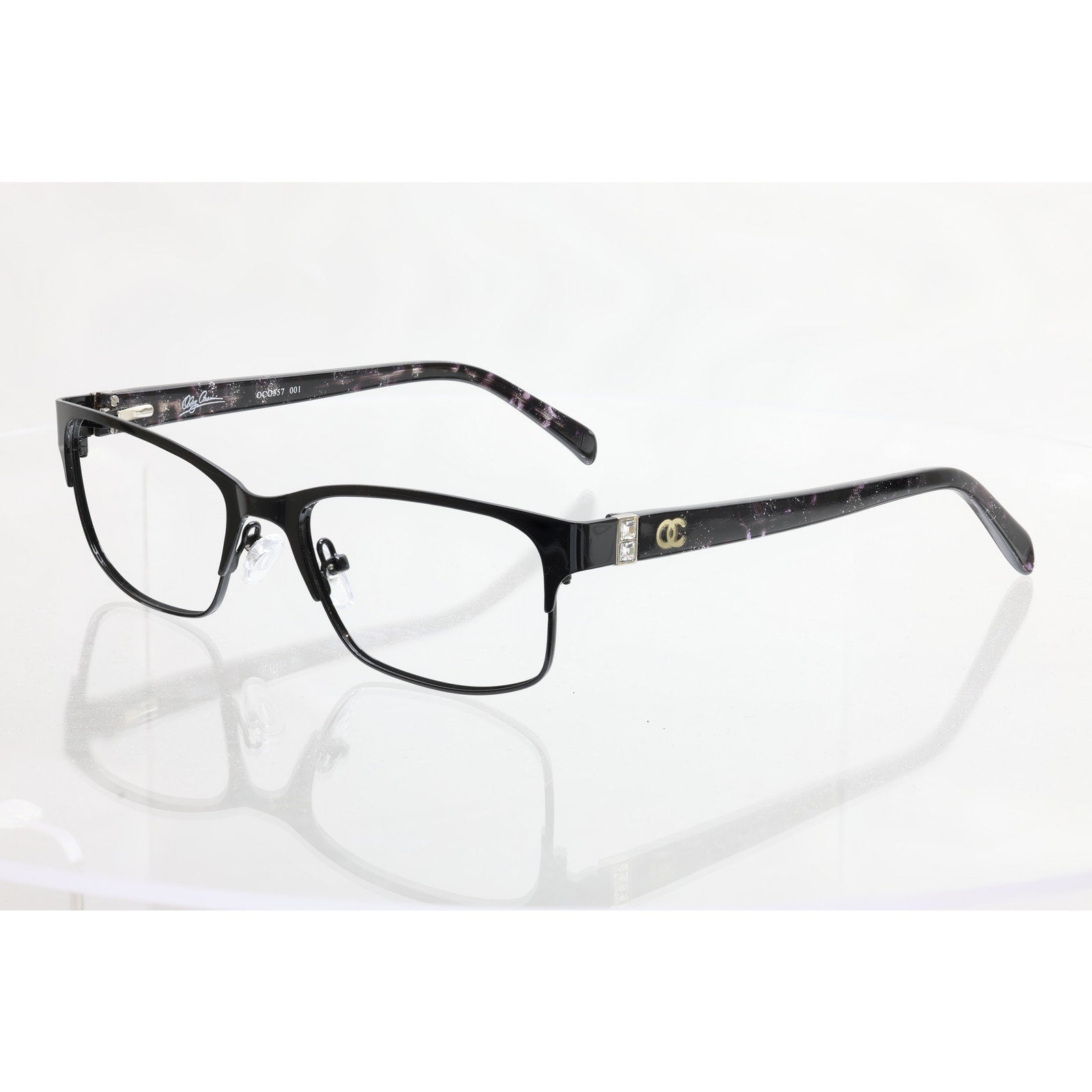 Oleg Cassini OCO357 53-18-135mm 001 Eyeglass FRAMES ONLY - GOOD CONDITION