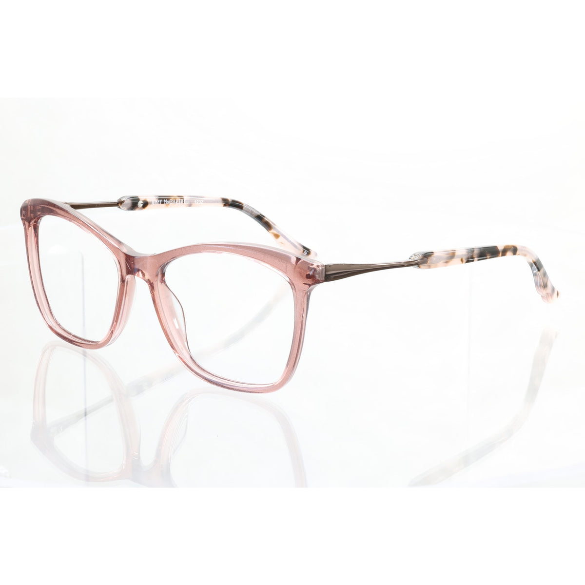 Jenny McCarthy 123Z Zyloware 019 pink/brown eyeglass frames