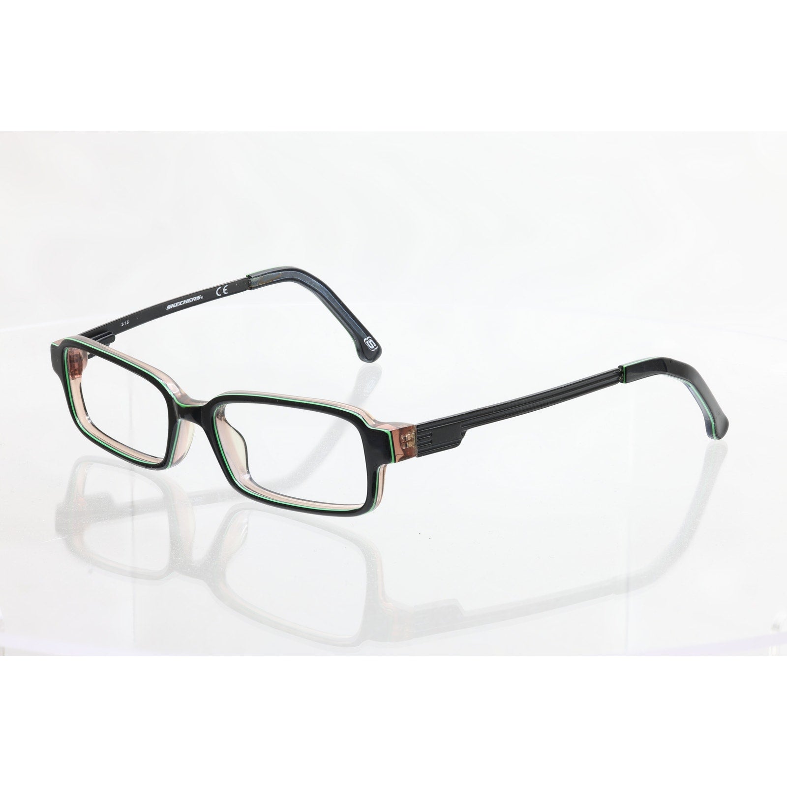 Skechers SK 1105 48-16-130 BLK Youth size Eyeglass FRAMES ONLY - GOOD CONDITION