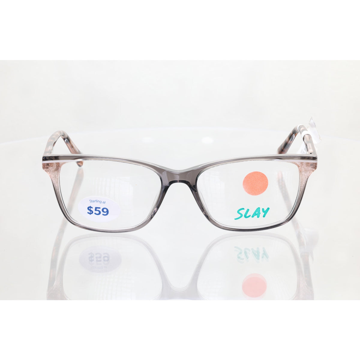 SLAY SL002 GRY gray/pink eyeglass frames, photo 3 of 8
