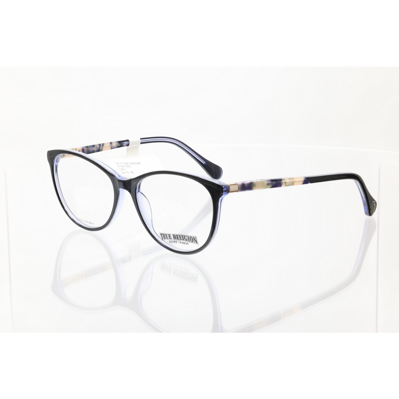 True Religion T034 GRY HM (Dark Gray) 54-16-140mm Eyeglasses FRAMES ONLY - NEW