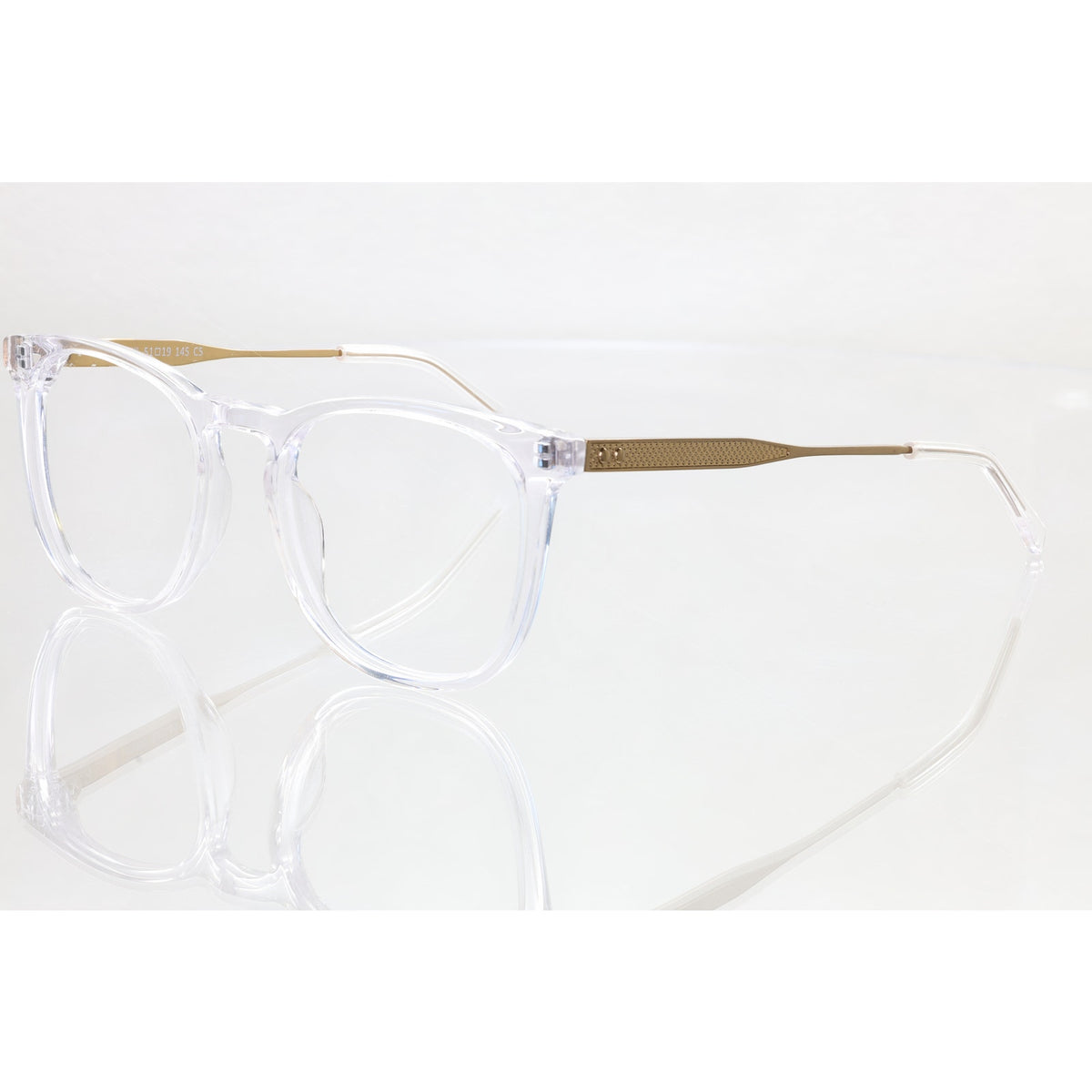 Eyebuydirect Vinyl C5 clear/bronze eyeglass frames