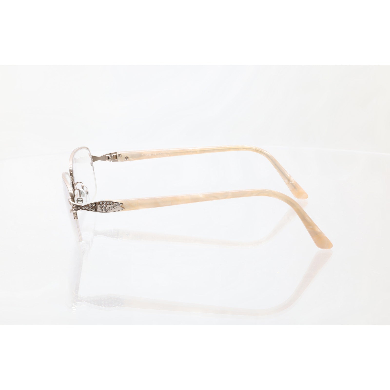 Kirkland Signature 683 Lewisville Gold Eyeglass FRAMES ONLY - VERY GOOD