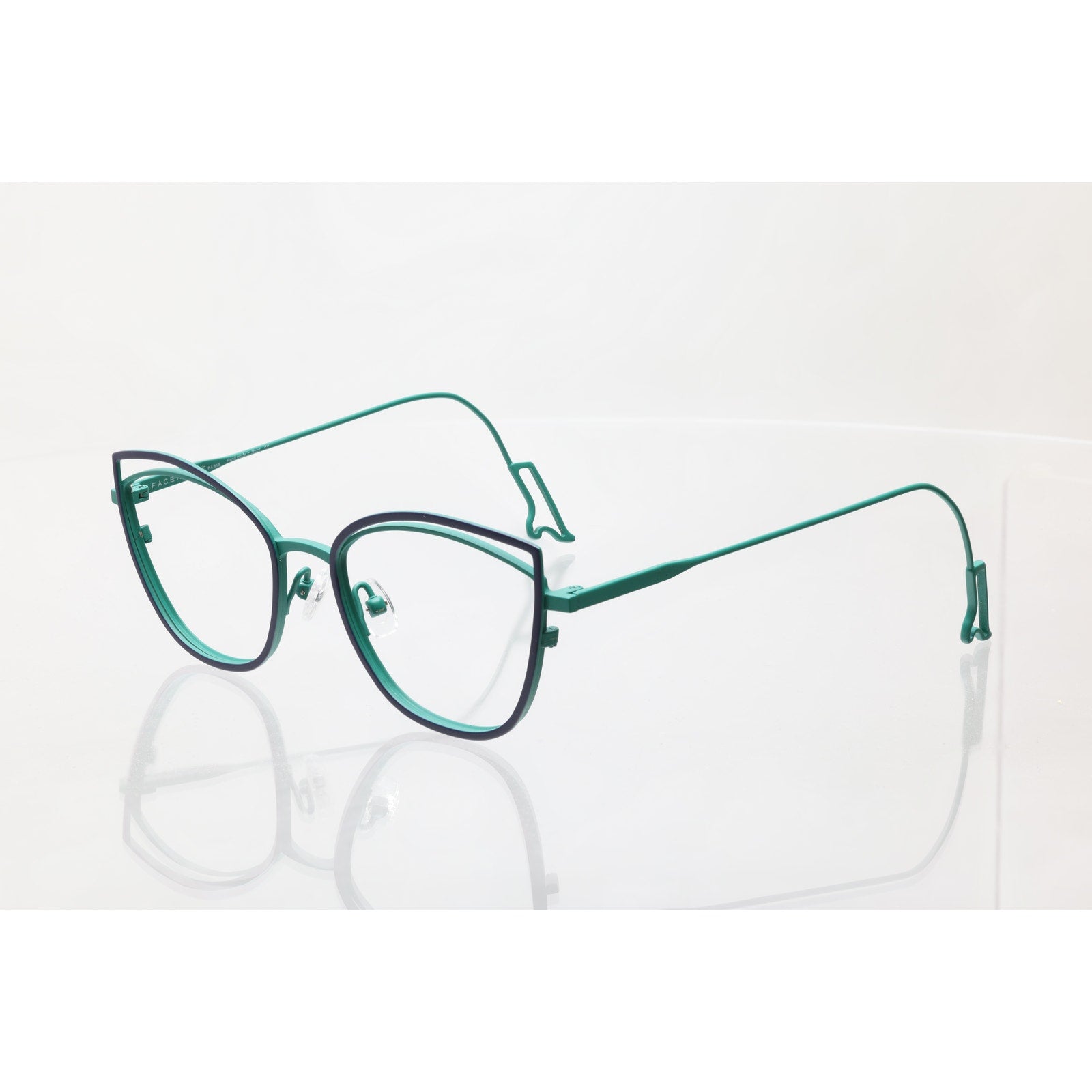 Face A Face Bocca Song 1 52-18-143mm 9130 Eyeglass FRAMES ONLY - VERY GOOD