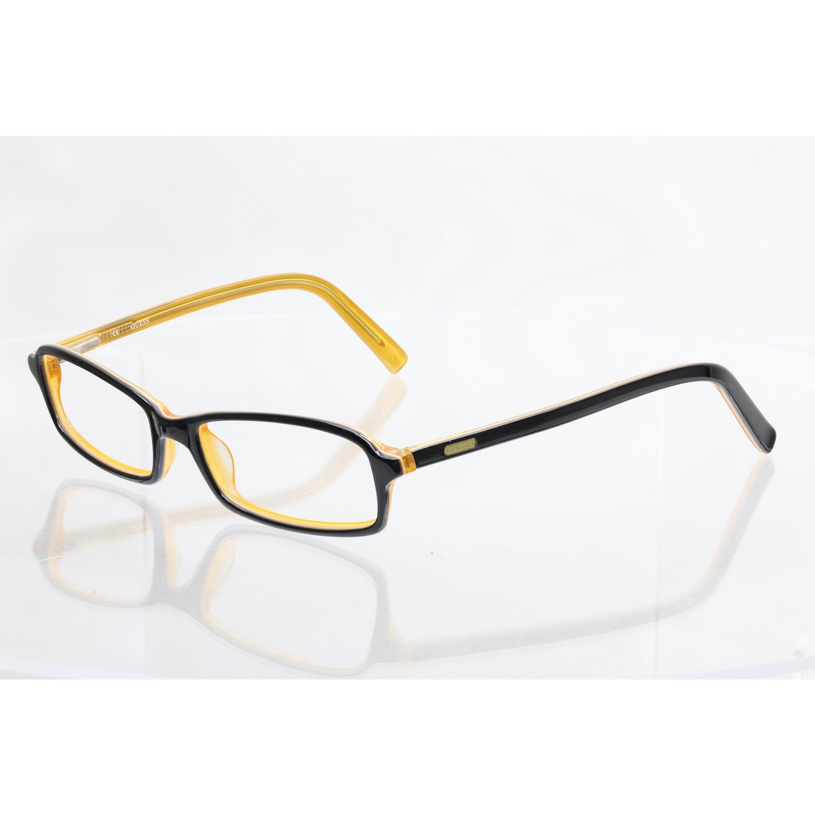 Guess GU1301 51-16-140mm BLK/HNY Eyeglass FRAMES ONLY - GOOD CONDITION