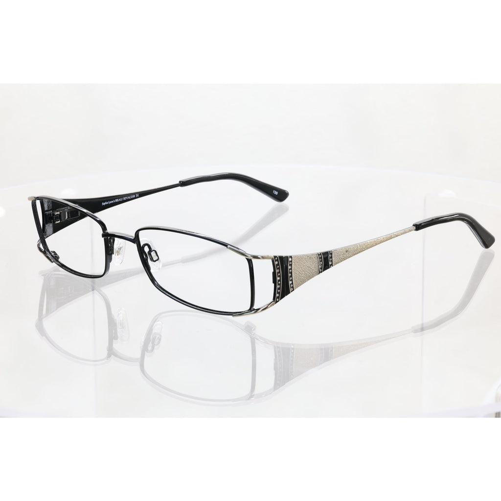 Sophia Loren's Beau Rivage 54 Zyloware black eyeglass frames