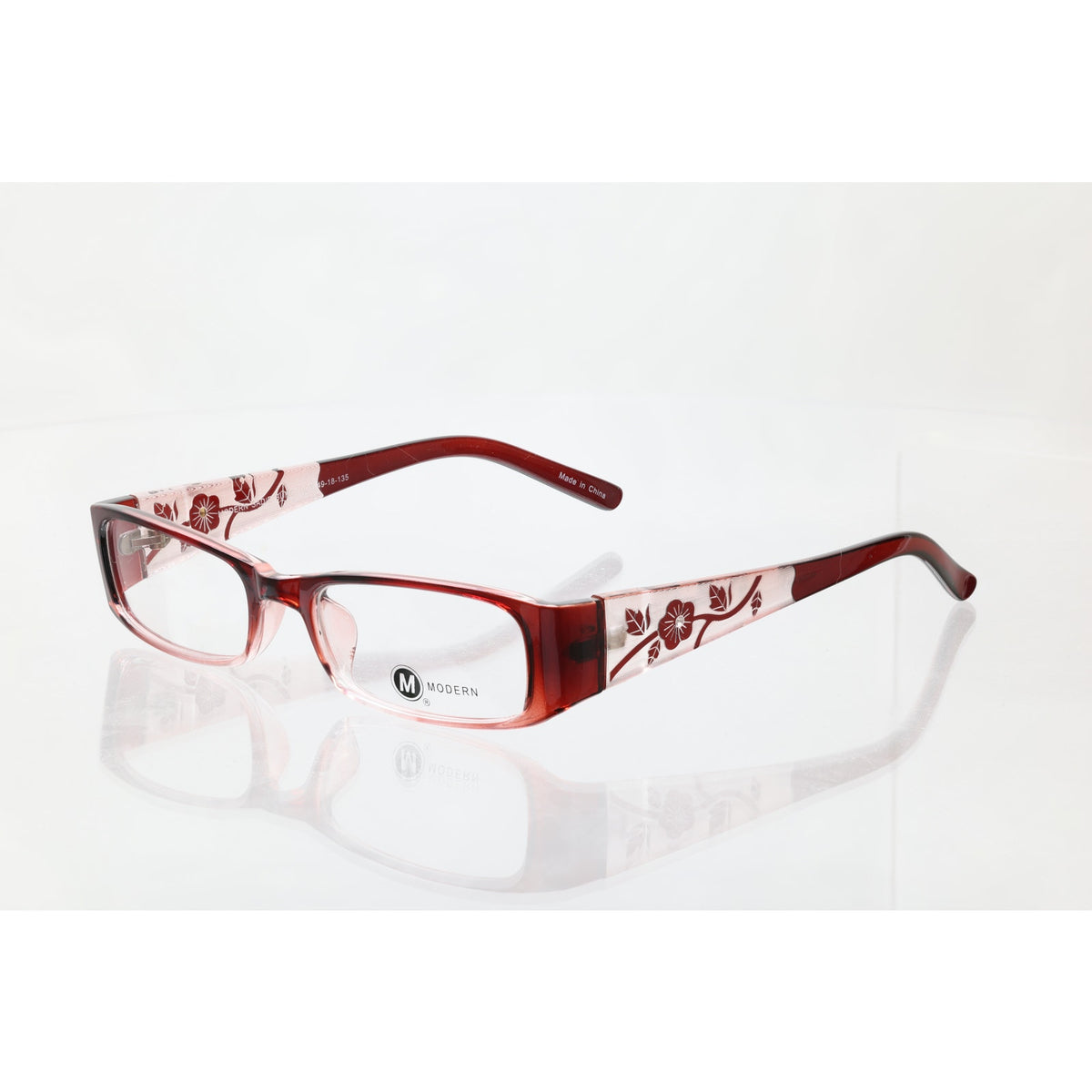 Modern Sadie Burgundy 49-18-135mm Eyeglass FRAMES ONLY - NEW/WITHOUT TAGS