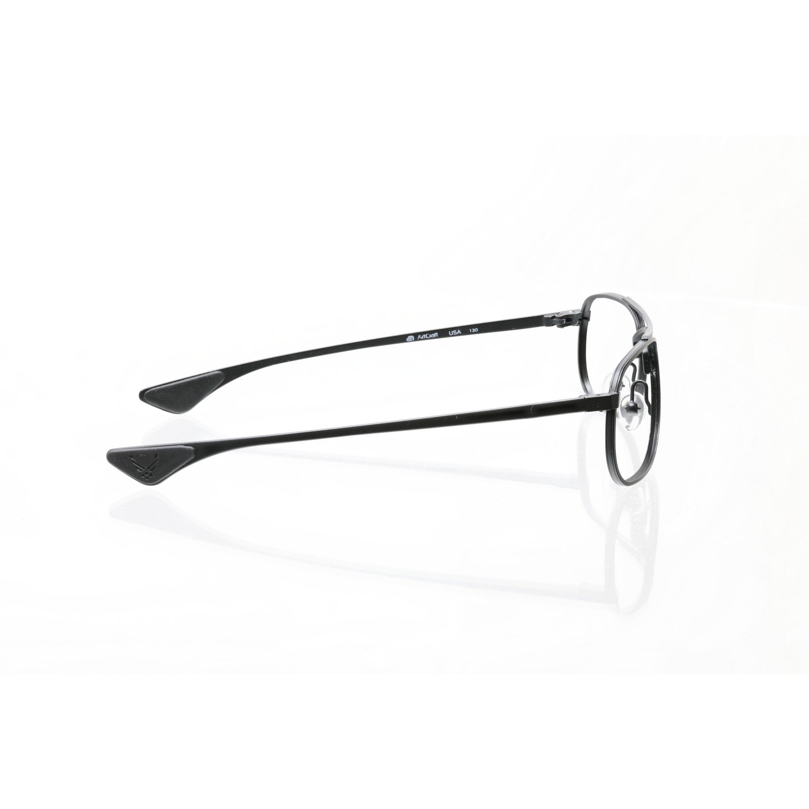 ArtCraft 	JS USA Black 49-22-130mm Eyeglasses FRAMES ONLY - VERY GOOD CONDITION