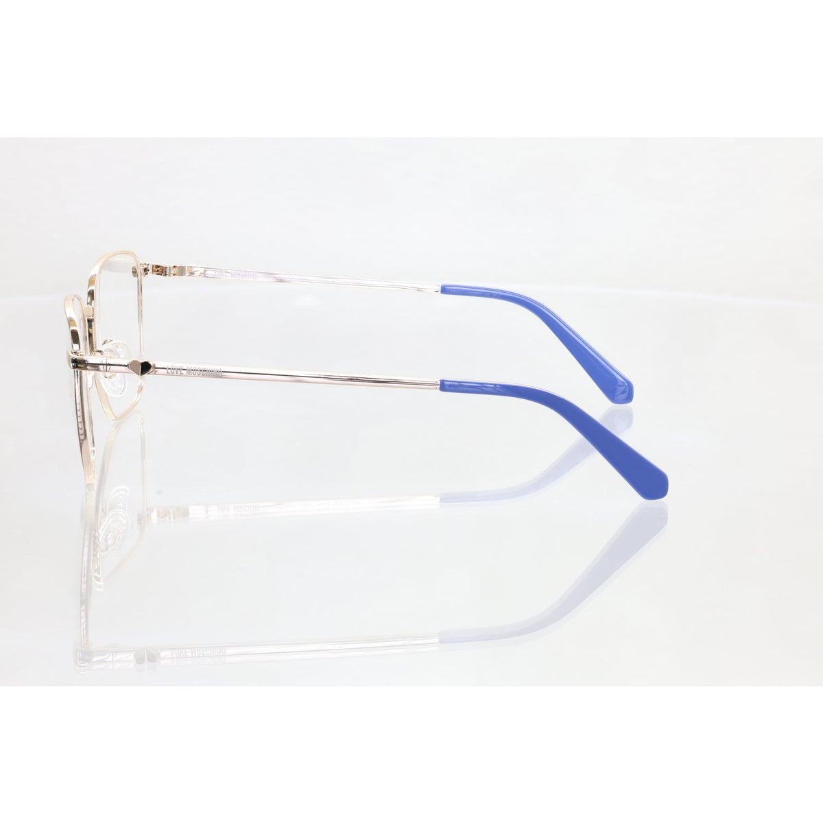 Love Moschino MOL533SAM OMVU gold/blue eyeglass frames, photo 4 of 7
