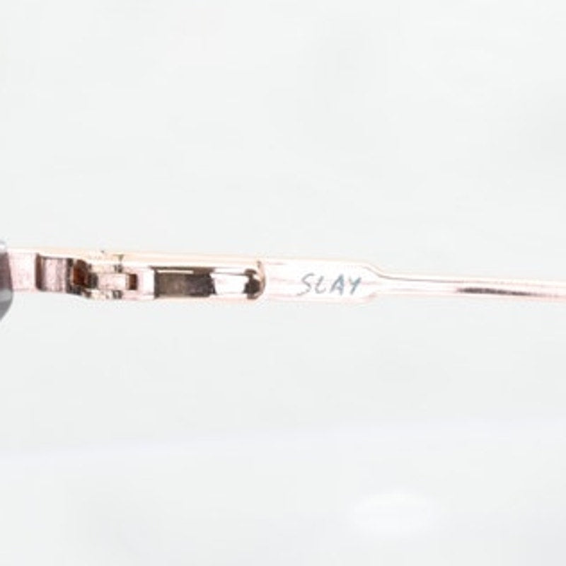 SLAY SL003 GRY gray/pink/gold eyeglass frames, photo 7 of 8