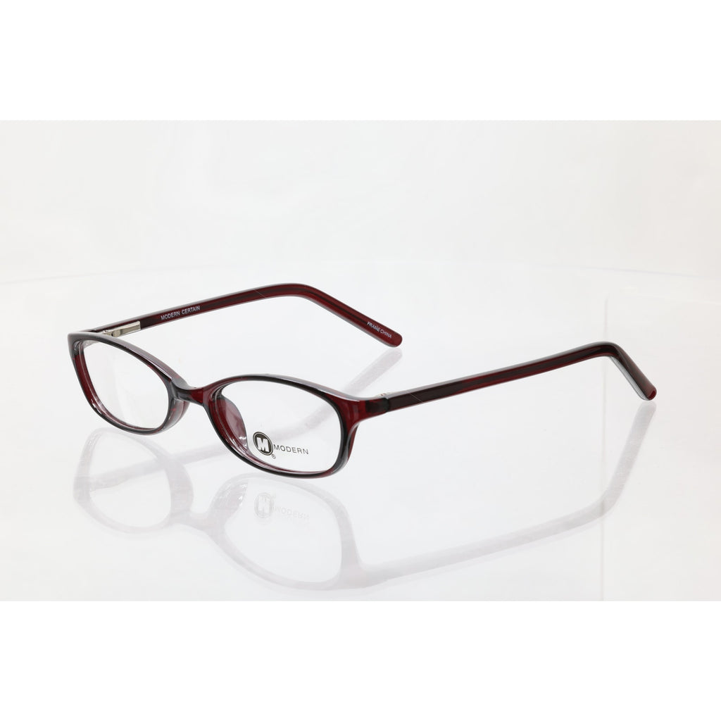 Modern Certain Burgundy 50-18-135mm Eyeglass FRAMES ONLY - NEW/WITHOUT TAGS