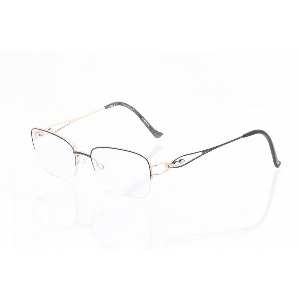 Tura R134 BLK 53-18-140mm Eyeglasses FRAMES ONLY - VERY GOOD CONDITION