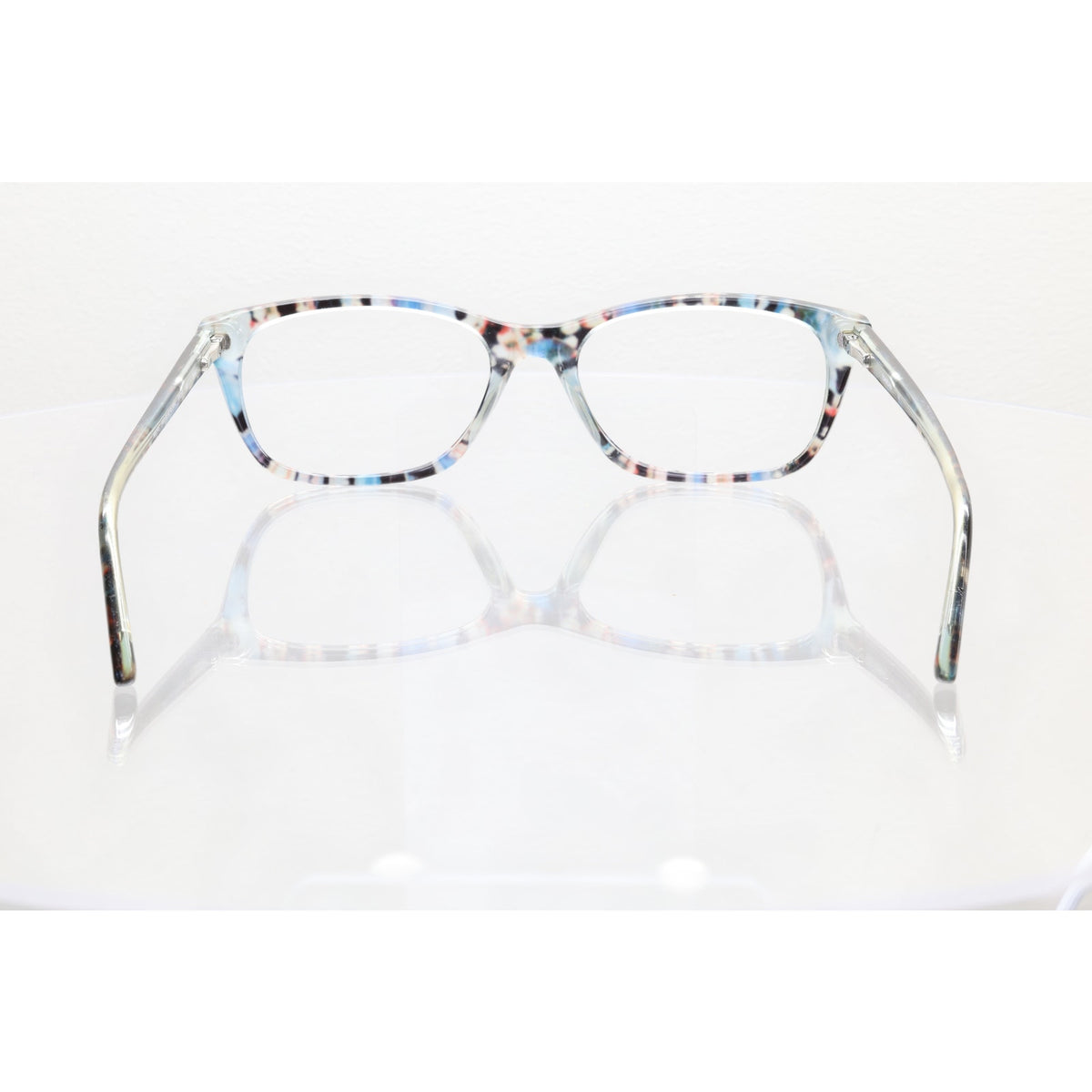 Bebe BB5145 (400) blue floral eyeglass frames, photo 5 of 8