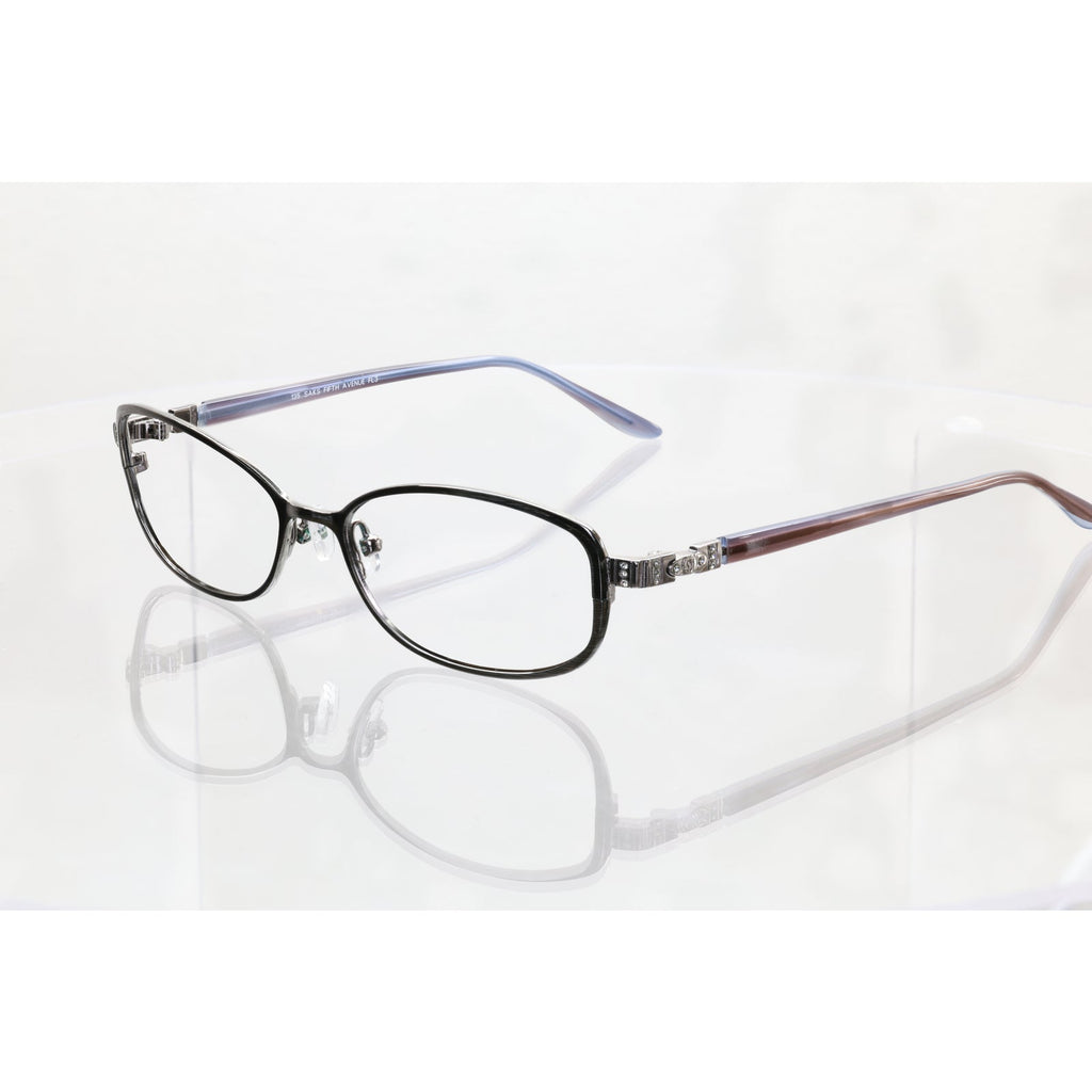 Saks Fifth Avenue S5A 152 FL3 green/purple eyeglass frames