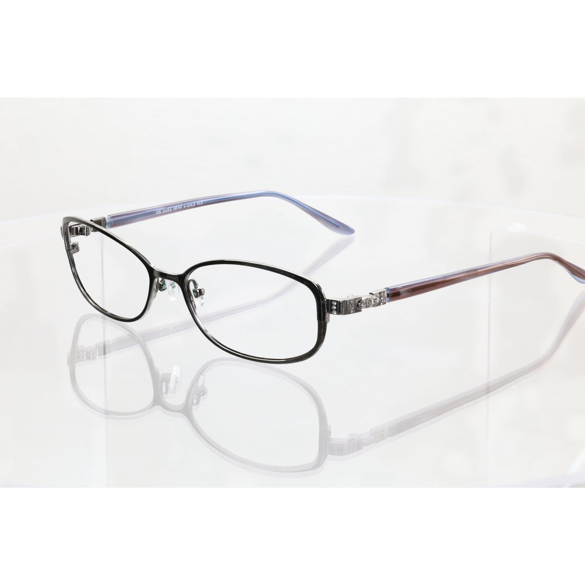 Saks Fifth Avenue S5A 152 FL3 green/purple eyeglass frames