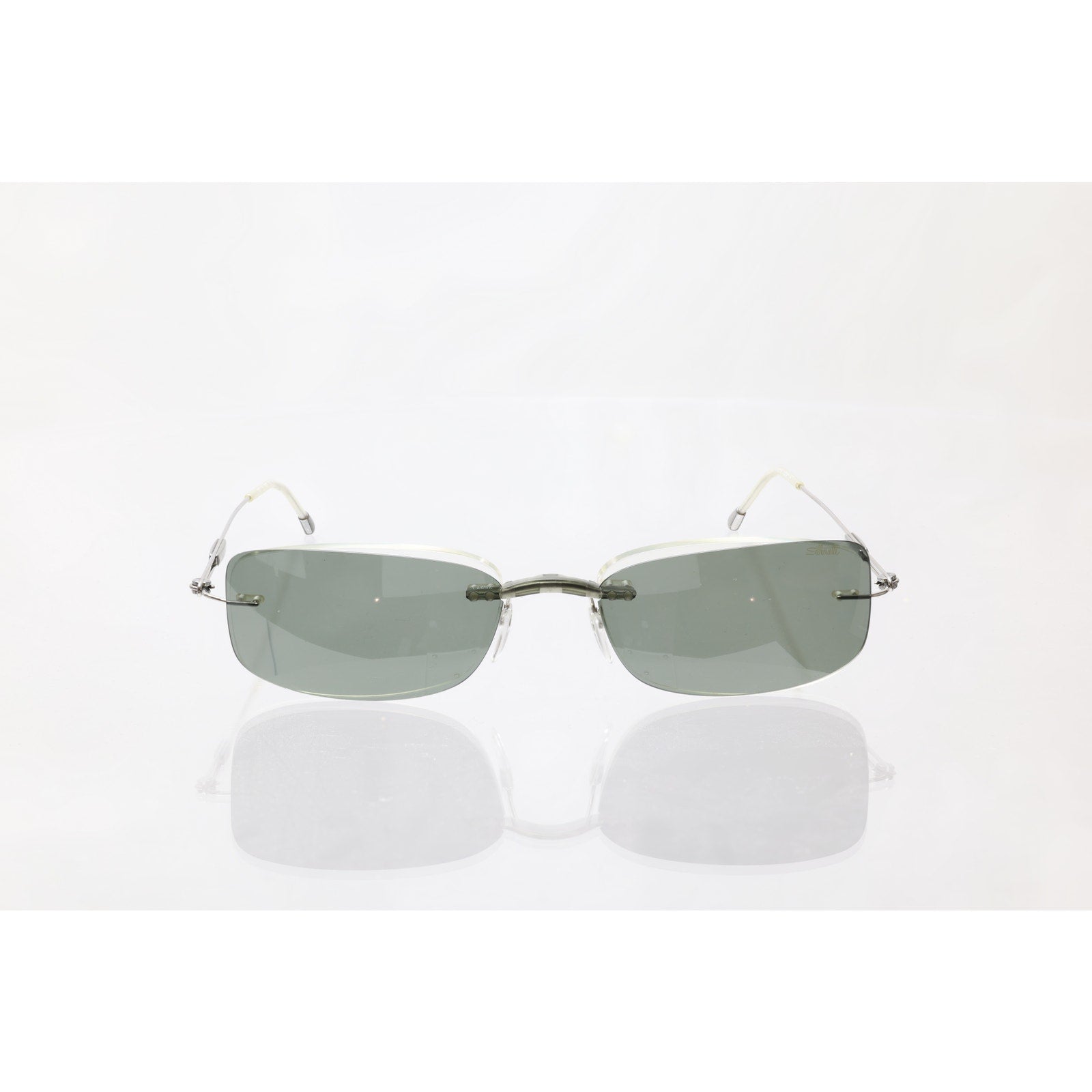Silhouette 7527 51-19-145mm Eyeglass FRAMES ONLY w/Clip-On - VERY GOOD CONDITION