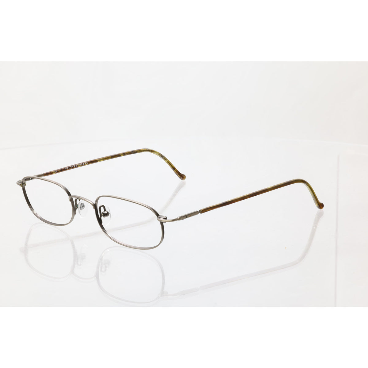 Geoffrey Beene GB 1198 LBRN 48-20-135mm Eyeglass FRAMES ONLY - GOOD CONDITION