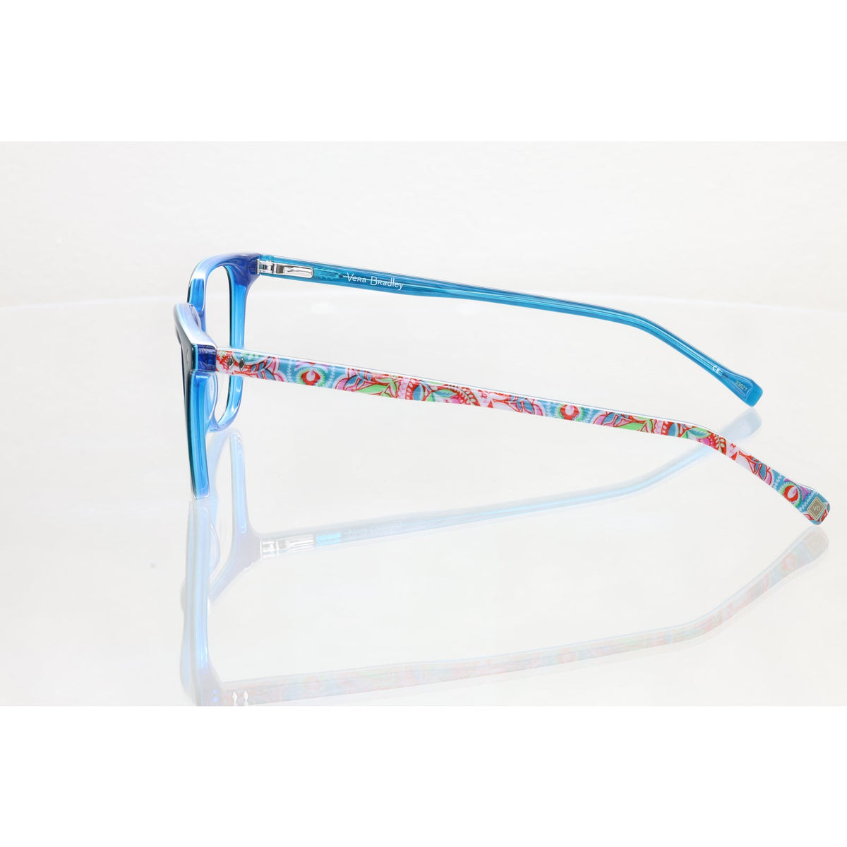 Vera Bradley Mattie blue/pink/red kids' eyeglass frames, photo 4 of 8