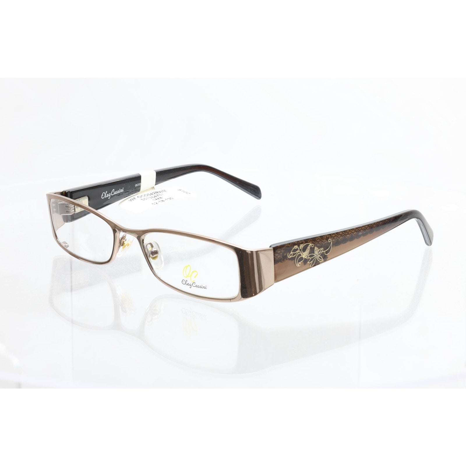 Oleg Cassini OCO342 52-18-130mm Eyeglasses FRAMES ONLY - NEW CONDITION