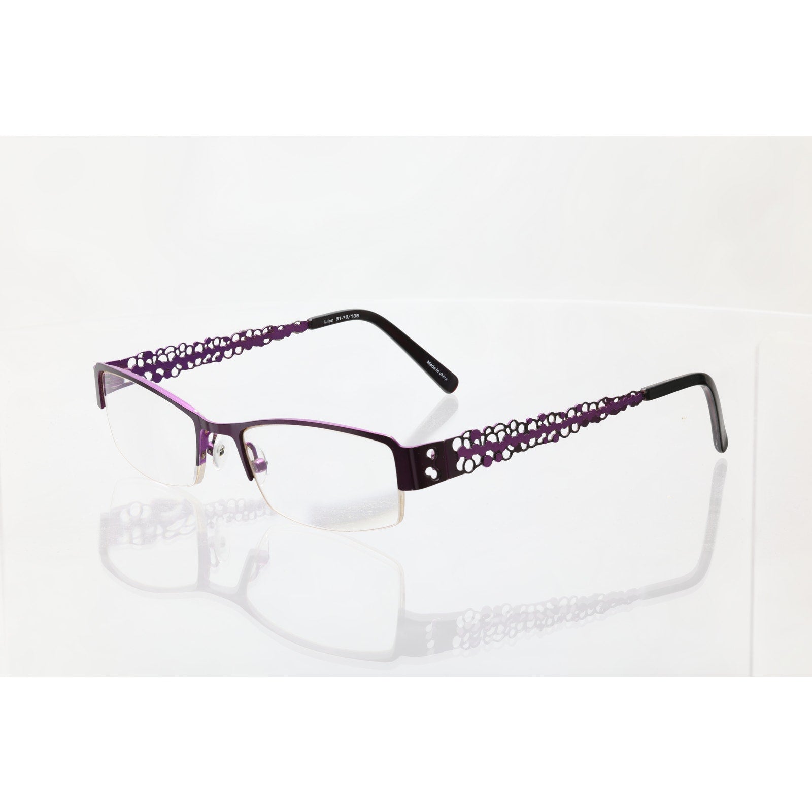 COI Palm Beach Lilac 51-18-135mm Eyeglass FRAMES ONLY - GOOD CONDITION