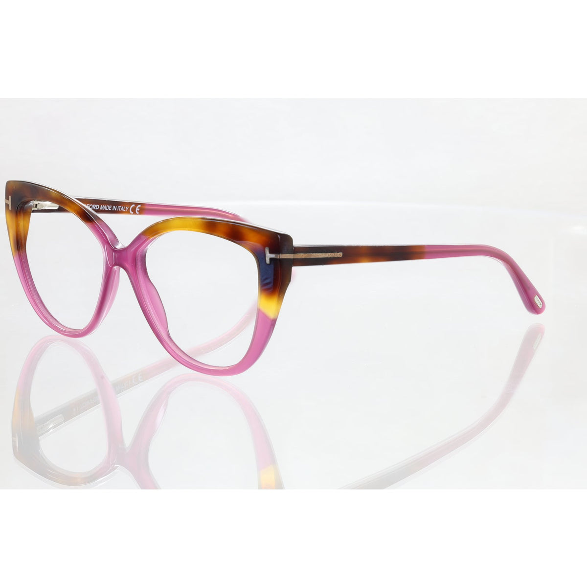 Tom Ford TF5673-B 081 brown/purple eyeglass frames